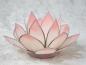 Preview: Lotuslicht, Lotusblüte als Teelichthalter, Farbe rose, Nr. 2, Windlicht